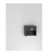 Marta Outdoor Motion Sensor Wall Lamp Anthracite Aluminium Glass LED 1W 57Lm 3000K IP65 Switched-6
