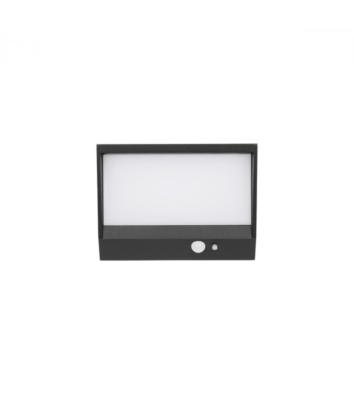 Valor Outdoor Motion Sensor Wall Lamp Anthracite Aluminium Frost Acrylic LED 2W 104Lm 3000K IP65 Switched-1