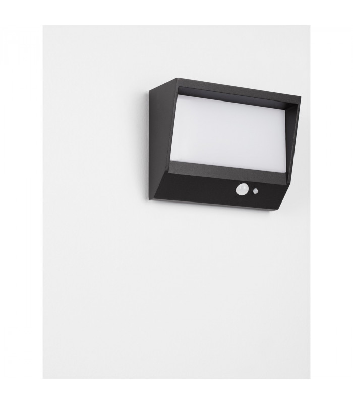 Valor Outdoor Motion Sensor Wall Lamp Anthracite Aluminium Frost Acrylic LED 2W 104Lm 3000K IP65 Switched-8