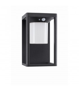 Loveto Outdoor Motion Sensor Wall Lamp Anthracite Aluminium LED 1.5W 152Lm 3000K IP65 Solar / Switched-1