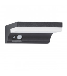 Dyn Outdoor Motion Sensor Wall Lamp Anthracite Aluminium LED 1.5W 152Lm 3000K IP65 Solar / Switched-1