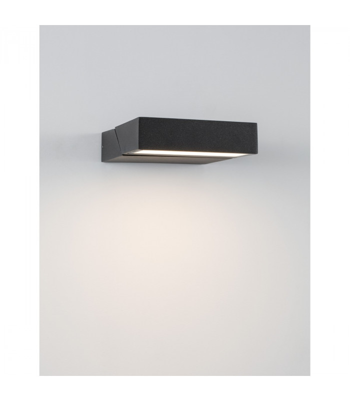 Dyn Outdoor Motion Sensor Wall Lamp Anthracite Aluminium LED 1.5W 152Lm 3000K IP65 Solar / Switched-8