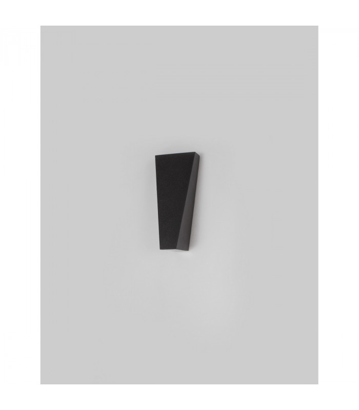 Veiro Outdoor Up Down Wall Lamp Anthracite Aluminium Glass LED 6W 62Lm 3000K IP65 Beam Angle 40 O-3