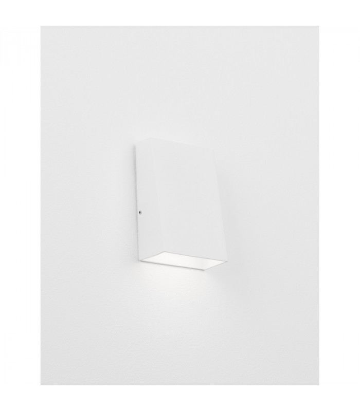 Miley Outdoor Down Wall Lamp Sandy White Aluminium Glass LED 4.5W 304Lm 3000K IP54-4