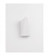 Miley Outdoor Up Down Wall Lamp Sandy White Aluminium Glass LED 7W 397Lm 3000K IP54-3