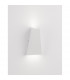Miley Outdoor Up Down Wall Lamp Sandy White Aluminium Glass LED 7W 397Lm 3000K IP54-6