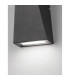 Miley Outdoor Up Down Wall Lamp Sandy Black Aluminium Glass LED 7W 397Lm 3000K IP54 -5