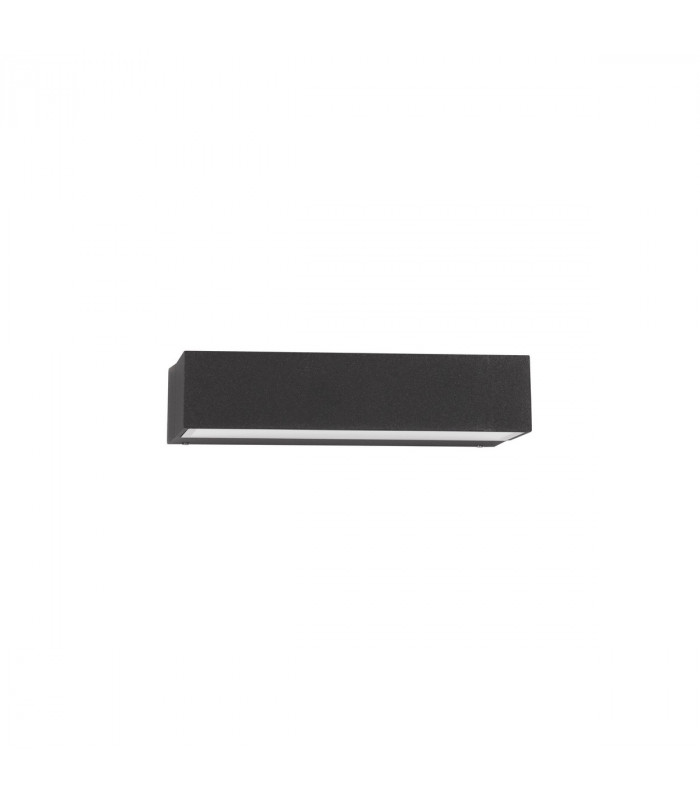 Ziri Outdoor Down Wall Lamp Anthracite Aluminium Clear Glass LED 10W 284Lm 3000K IP65-1