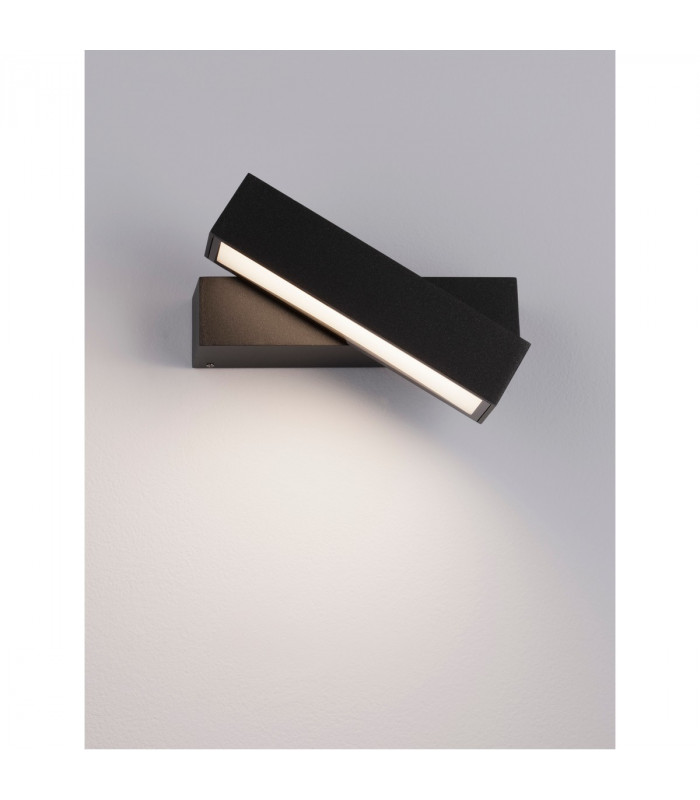 Ziri Outdoor Down Wall Lamp Anthracite Aluminium Clear Glass LED 10W 284Lm 3000K IP65-4