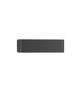 Videno Outdoor Down Wall Lamp Anthracite Aluminium Clear Glass LED 10W 302Lm 3000K IP65-1