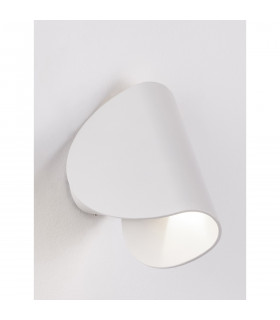 Arabella Wall Lamp White Aluminium Clear Glass LED 6W 398Lm 3000K 135mA IP54-1