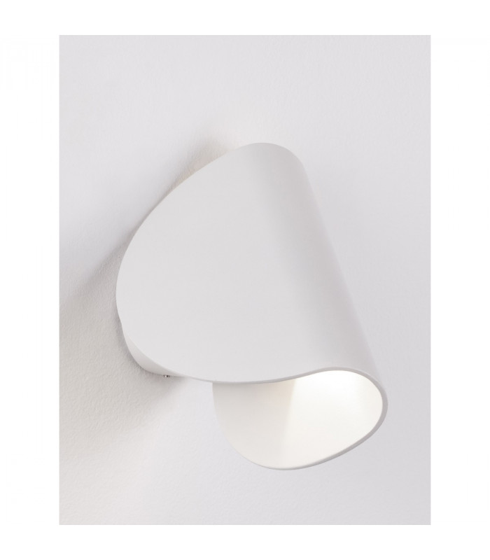 Arabella Wall Lamp White Aluminium Clear Glass LED 6W 398Lm 3000K 135mA IP54-1