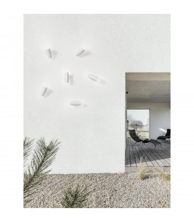 Arabella Wall Lamp White Aluminium Clear Glass LED 6W 398Lm 3000K 135mA IP54-2