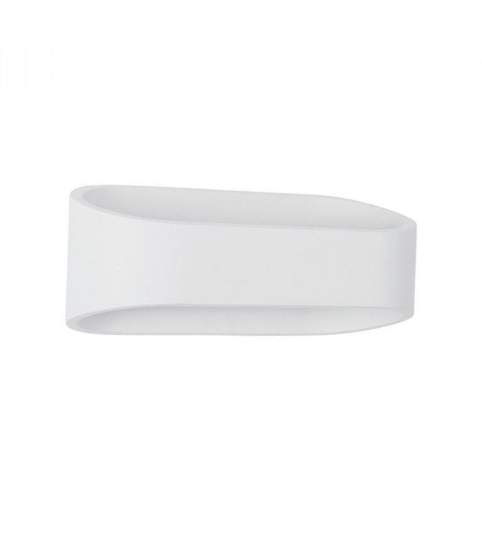 Mile Outdoor Up Down Wall Lamp White Aluminium Glass LED 9W 475Lm 3000K IP54-1