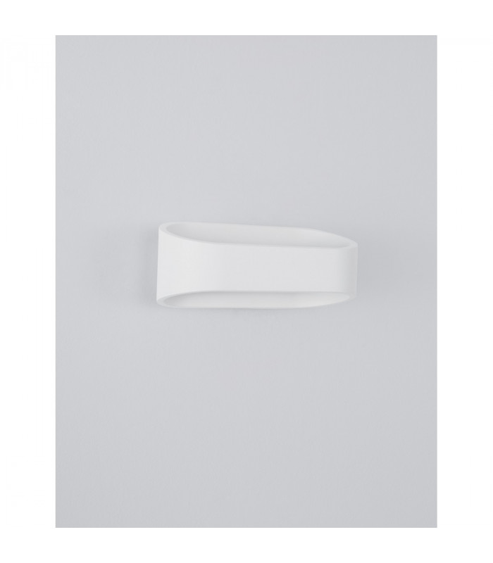 Mile Outdoor Up Down Wall Lamp White Aluminium Glass LED 9W 475Lm 3000K IP54-3