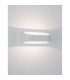Mile Outdoor Up Down Wall Lamp White Aluminium Glass LED 9W 475Lm 3000K IP54-4