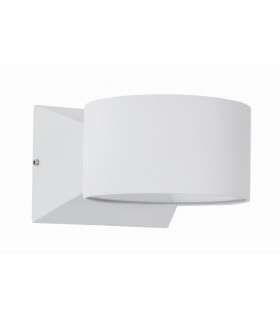 Chez Outdoor Up Down Wall Lamp White Aluminium Glass LED 6W 274Lm 3000K IP54-1