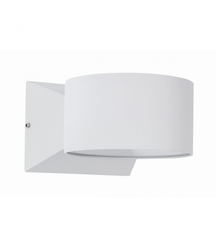 Chez Outdoor Up Down Wall Lamp White Aluminium Glass LED 6W 274Lm 3000K IP54-1