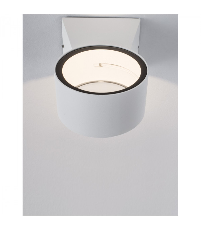 Chez Outdoor Up Down Wall Lamp White Aluminium Glass LED 6W 274Lm 3000K IP54-4