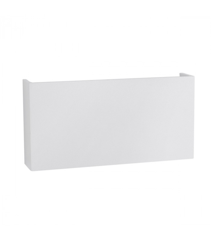 Mile 2 Light Outdoor Up Down Wall Lamp White Aluminium Glass LED 2x5W 550Lm 3000K IP54-1