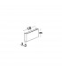 Mile 2 Light Outdoor Up Down Wall Lamp White Aluminium Glass LED 2x5W 550Lm 3000K IP54-7