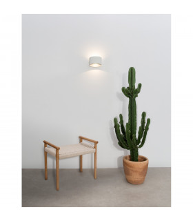 Chez 2 Light Outdoor Up Down Wall Lamp White Aluminium Glass LED 2x5W 560Lm 3000K IP54-2