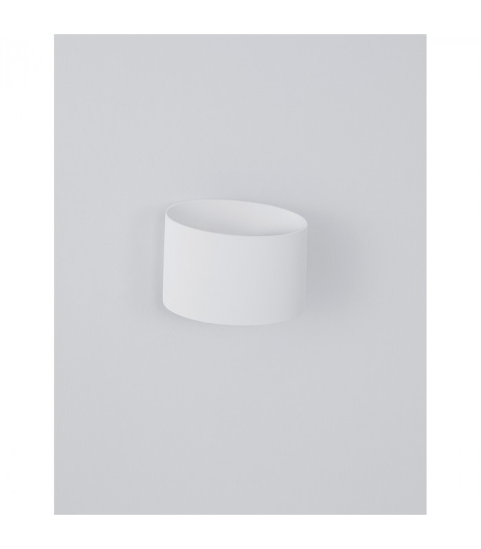 Chez 2 Light Outdoor Up Down Wall Lamp White Aluminium Glass LED 2x5W 560Lm 3000K IP54-4