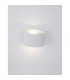 Chez 2 Light Outdoor Up Down Wall Lamp White Aluminium Glass LED 2x5W 560Lm 3000K IP54-5