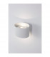 Chez 2 Light Outdoor Up Down Wall Lamp White Aluminium Glass LED 2x5W 560Lm 3000K IP54-6
