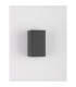 Goa Outdoor Up Down Wall Lamp Anthracite Aluminium LED G9 IP65-3