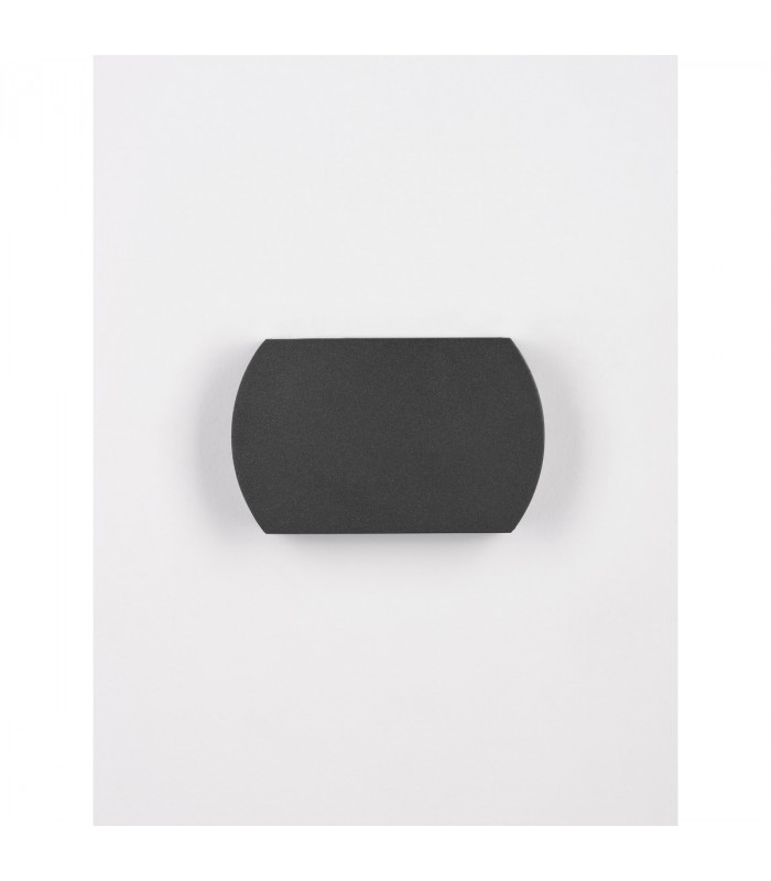 Fedor Outdoor Flush Wall Lamp Anthracite Aluminium Clear Glass LED 7.7W 282Lm 3000K IP65-3