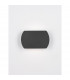 Fedor Outdoor Flush Wall Lamp Anthracite Aluminium Clear Glass LED 7.7W 282Lm 3000K IP65-4