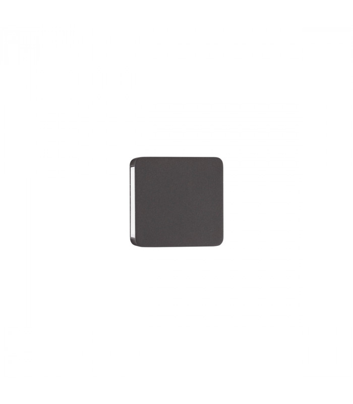 Serika Flush Wall Lamp Anthracite Aluminium Clear Glass LED 8W 188Lm 3000K IP65-1
