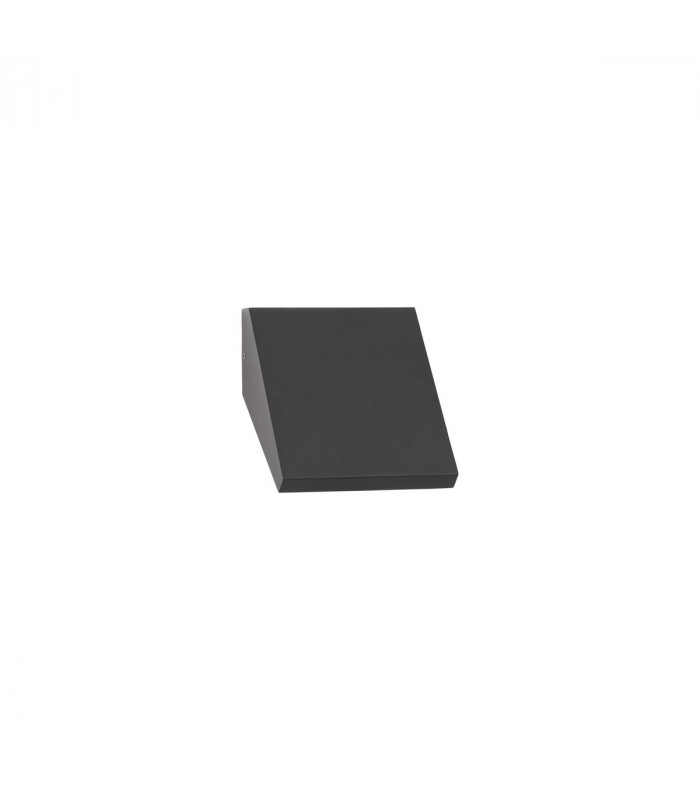Parris Outdoor Down Wall Lamp Anthracite Aluminium Clear Glass LED 8.6W 395Lm 3000K IP65-1
