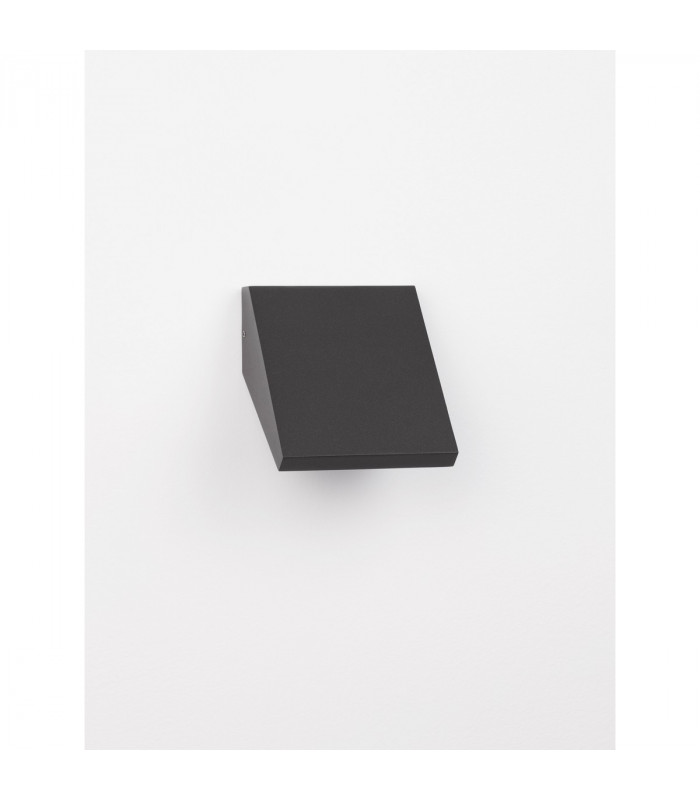 Parris Outdoor Down Wall Lamp Anthracite Aluminium Clear Glass LED 8.6W 395Lm 3000K IP65-5