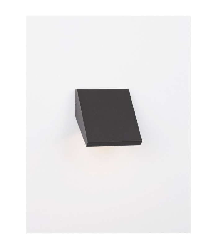 Parris Outdoor Down Wall Lamp Anthracite Aluminium Clear Glass LED 8.6W 395Lm 3000K IP65-6