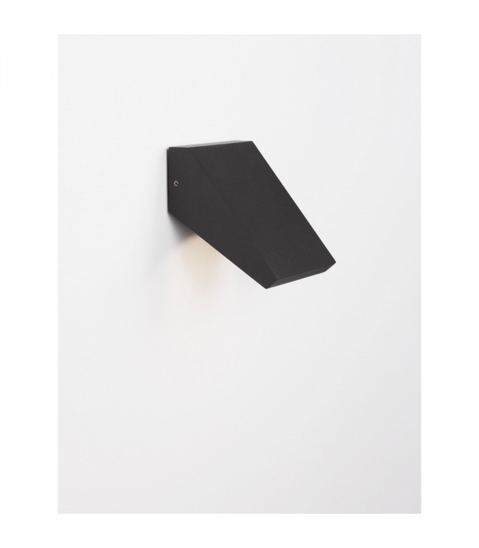 Parris Outdoor Down Wall Lamp Anthracite Aluminium Clear Glass LED 8.6W 395Lm 3000K IP65-7