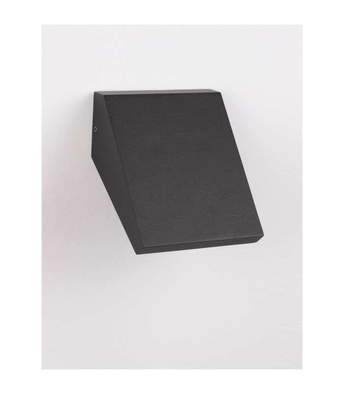 Parris Outdoor Down Wall Lamp Anthracite Aluminium Clear Glass LED 8.6W 395Lm 3000K IP65-8