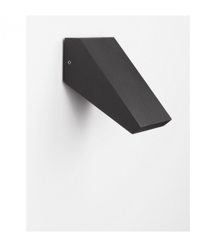 Parris Outdoor Down Wall Lamp Anthracite Aluminium Clear Glass LED 8.6W 395Lm 3000K IP65-9
