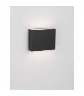 Dewi Outdoor Up Down Wall Lamp Anthracite Aluminium Glass LED 7.7W 296Lm 3000K IP65-2