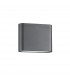 Soho 2 Light Outdoor Up Down Wall Lamp Dark Grey Aluminium Glass LED 2x3W 480Lm 3000K IP54-1