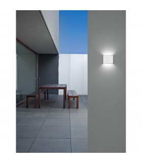 Soho 2 Light Outdoor Up Down Wall Lamp Sandy White Aluminium Glass LED 2x3W 480Lm 3000K IP54-2