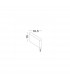 Soho 2 Light Outdoor Up Down Wall Lamp Sandy White Aluminium Glass LED 2x5W 800Lm 3000K IP54-2