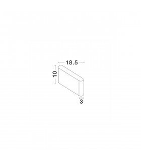 Soho 2 Light Outdoor Up Down Wall Lamp Sandy White Aluminium Glass LED 2x5W 800Lm 3000K IP54-2