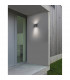 Como 2 Light Outdoor Up Down Wall Lamp Dark Grey Aluminium Glass LED 2x3W 510Lm 3000K IP54-2