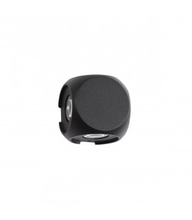 Zari 4 Light Outdoor Flush Wall Lamp Sandy Black Aluminium Glass Osram LED 4x1W 265Lm 3000K IP54-1