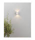 Zari 2 Light Outdoor Up Down Wall Lamp Sandy White Aluminium Glass Cree LED 2x2W 285Lm 3000K IP54-2