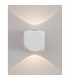Zari 2 Light Outdoor Up Down Wall Lamp Sandy White Aluminium Glass Cree LED 2x2W 285Lm 3000K IP54-3