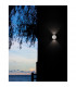 Como 2 Light Outdoor Up Down Wall Lamp Sandy White Aluminium Glass LED 2x5W 560Lm 3000K IP54-2