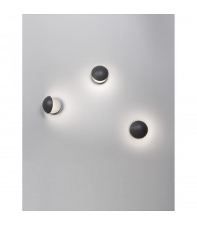 Agile Outdoor Modern Wall Lamp Dark Grey Aluminium LED 13W 480Lm 3000K Adjustable IP54-2